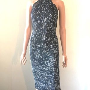 Gorgeous Rhinestone Semi formal racer back dress